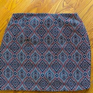 H&M Moroccan Print Knit Skirt